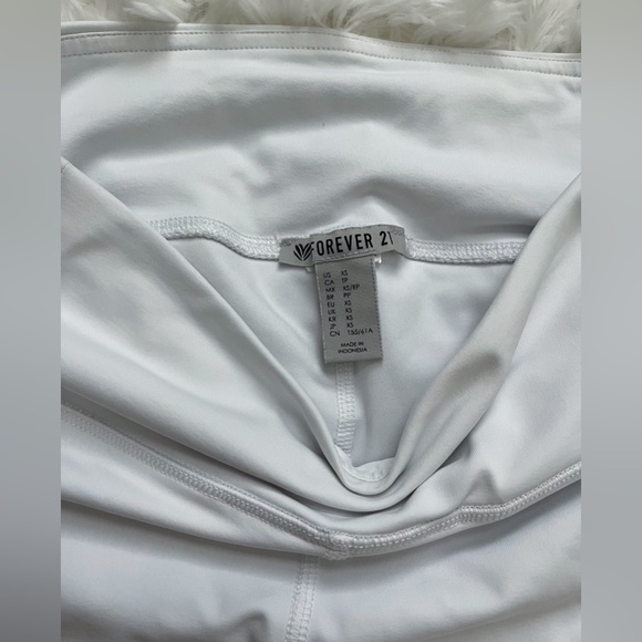 Forever 21 White Cutout Athletic Leggings Size XS - Picture 12 of 14